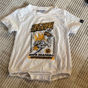 Baby Little Trouble 'Big Whip Energy' bubble Romper